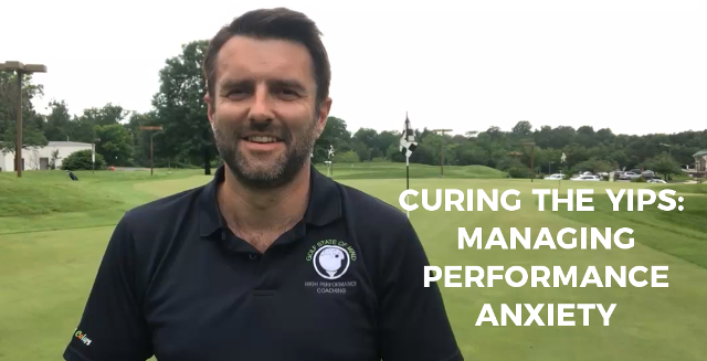 curing the yips by lowering performance anxiety