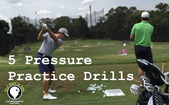 pressure practice drills for golf