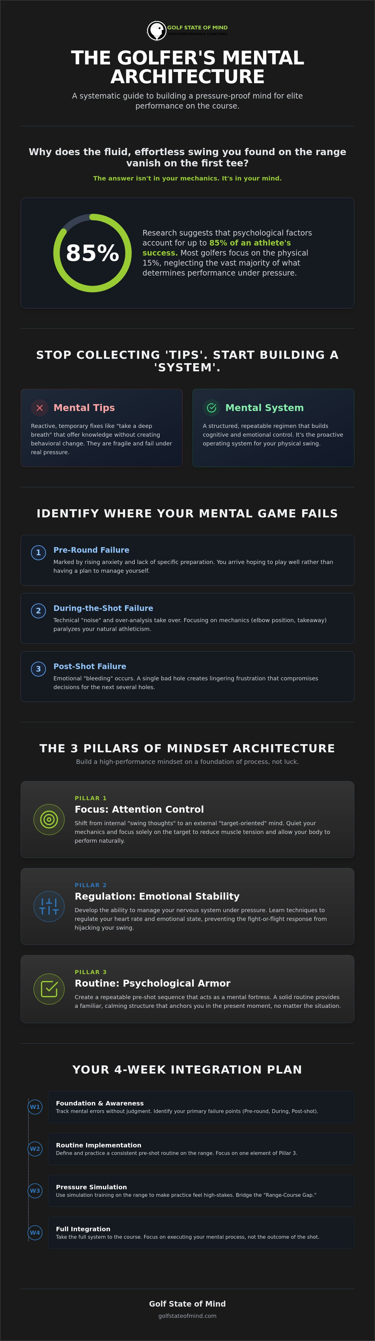 Golf Mental Training Program: Building a System for Calm Confidence in 2026